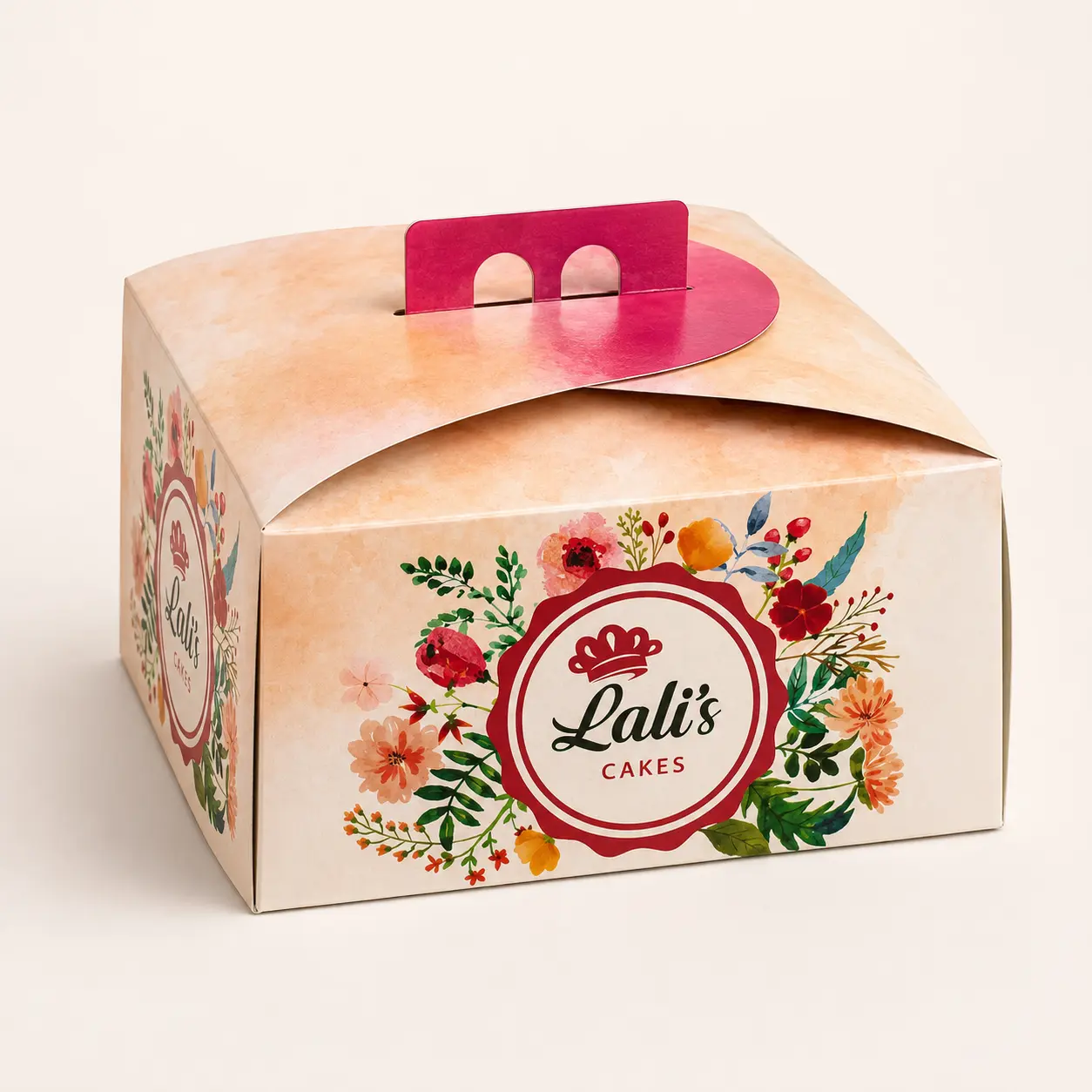 Caja para tortas personalizada Lali's Cakes